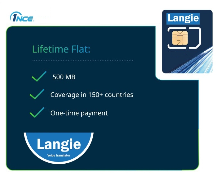 langie ultra sim 150 países 2g 3g 4g lte