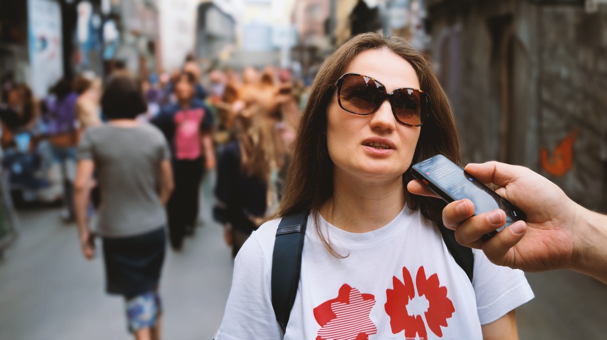 Tradutor de língua estrangeira Langie S3 no seu bolso para as férias